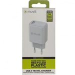 Cargador de Pared Muvit For Change MCACC0002/ 1xUSB/ 15W - PixelPlaza