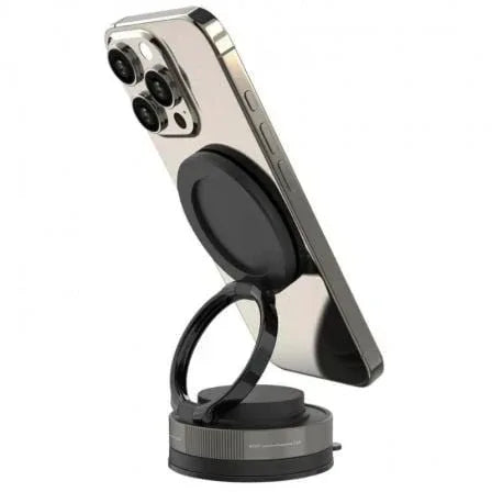 Soporte de Smartphone para Coche Muvit For Change MCCHL0035/ Negro - PixelPlaza