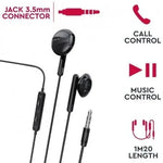 Auriculares Intrauditivos Myway MWHPH0019/ con Micrófono/ Jack 3.5/ Negros - PixelPlaza
