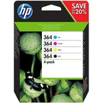 Cartucho de Tinta Original HP nº364 Multipack/ Negro/ Magenta/ Cian/ Amarillo - PixelPlaza