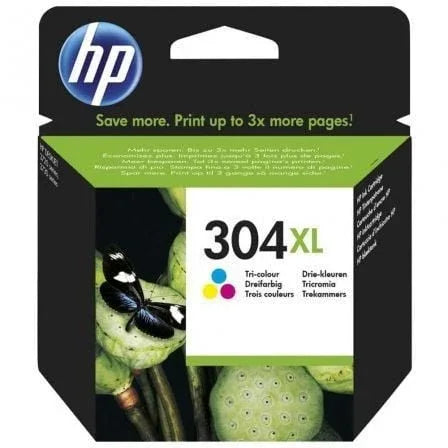 Cartucho de Tinta Original HP nº304 XL Alta Capacidad/ Tricolor - PixelPlaza