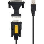 Cable Conversor impresora Nanocable 10.03.0002/ USB Macho - DB9 Macho/ DB25 Macho - PixelPlaza