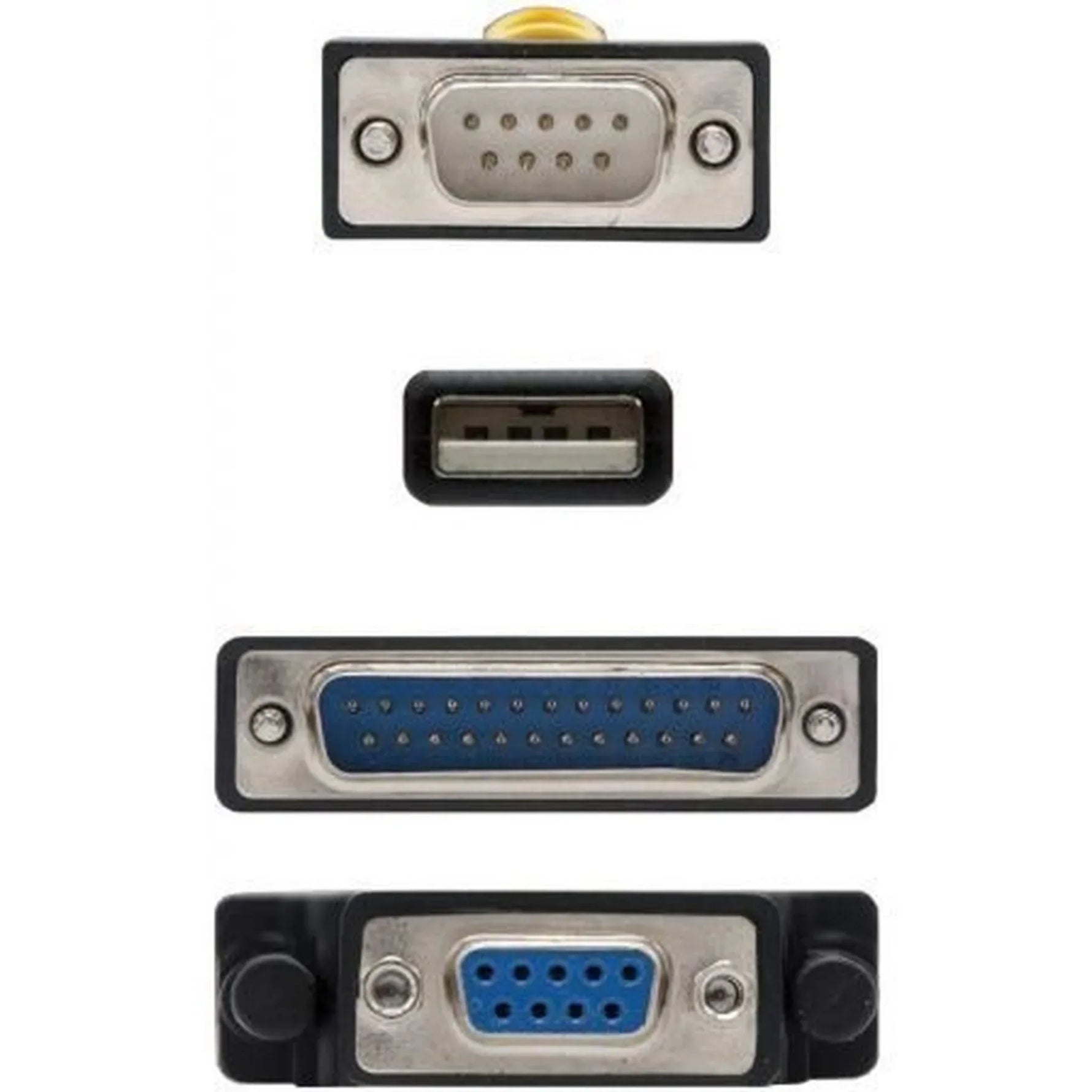 Cable Conversor impresora Nanocable 10.03.0002/ USB Macho - DB9 Macho/ DB25 Macho - PixelPlaza