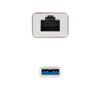 Adaptador USB 3.0 - RJ45 Nanocable 10.03.0401/ 1000Mbps - PixelPlaza