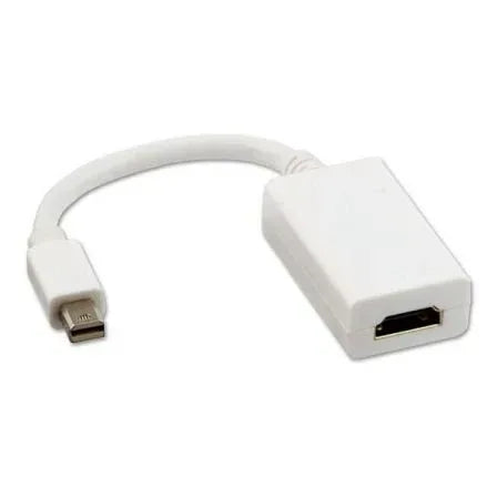 Conversor Nanocable 10.16.0102-W/ Mini DisplayPort Macho - HDMI Hembra/ 15cm/ Blanco - PixelPlaza