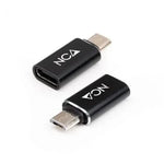 Adaptador Nanocable 10.02.0014/ MicroUSB Macho - USB Tipo-C Hembra - PixelPlaza