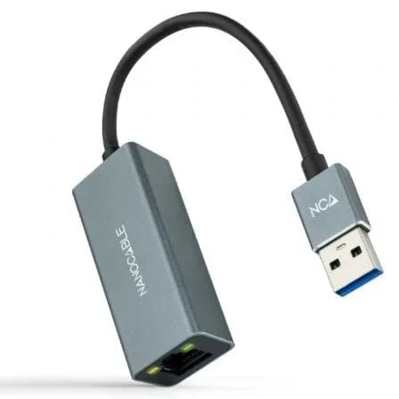 Adaptador USB 3.0 - RJ45 Nanocable 10.03.0405/ 1000Mbps - PixelPlaza