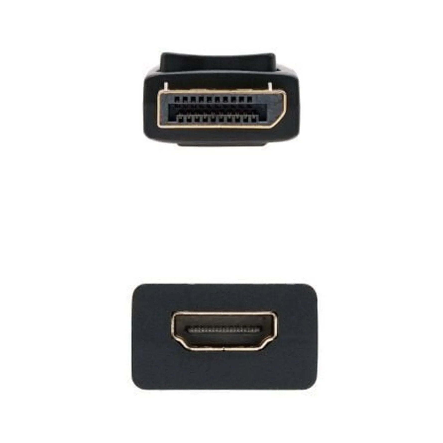 Conversor Nanocable 10.16.0502/ DisplayPort Macho - HDMI Hembra/ 15cm/ Negro - PixelPlaza