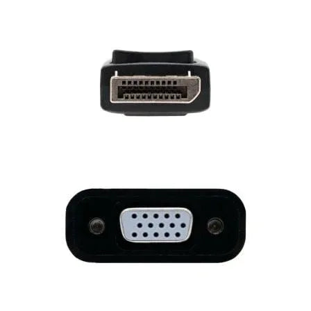 Conversor Nanocable 10.16.0602/ DisplayPort Macho - VGA Hembra - PixelPlaza