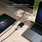 Conversor Nanocable 10.16.4102-BK/ USB Tipo-C Macho - HDMI Hembra/ 15cm/ Negro - PixelPlaza