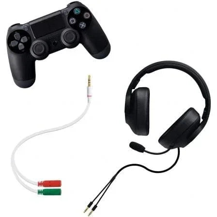 Cable Estéreo Nanocable 10.24.1201/ Jack 3.5 Macho - 2x Jack 3.5 Hembra/ 20cm/ Blanco - PixelPlaza