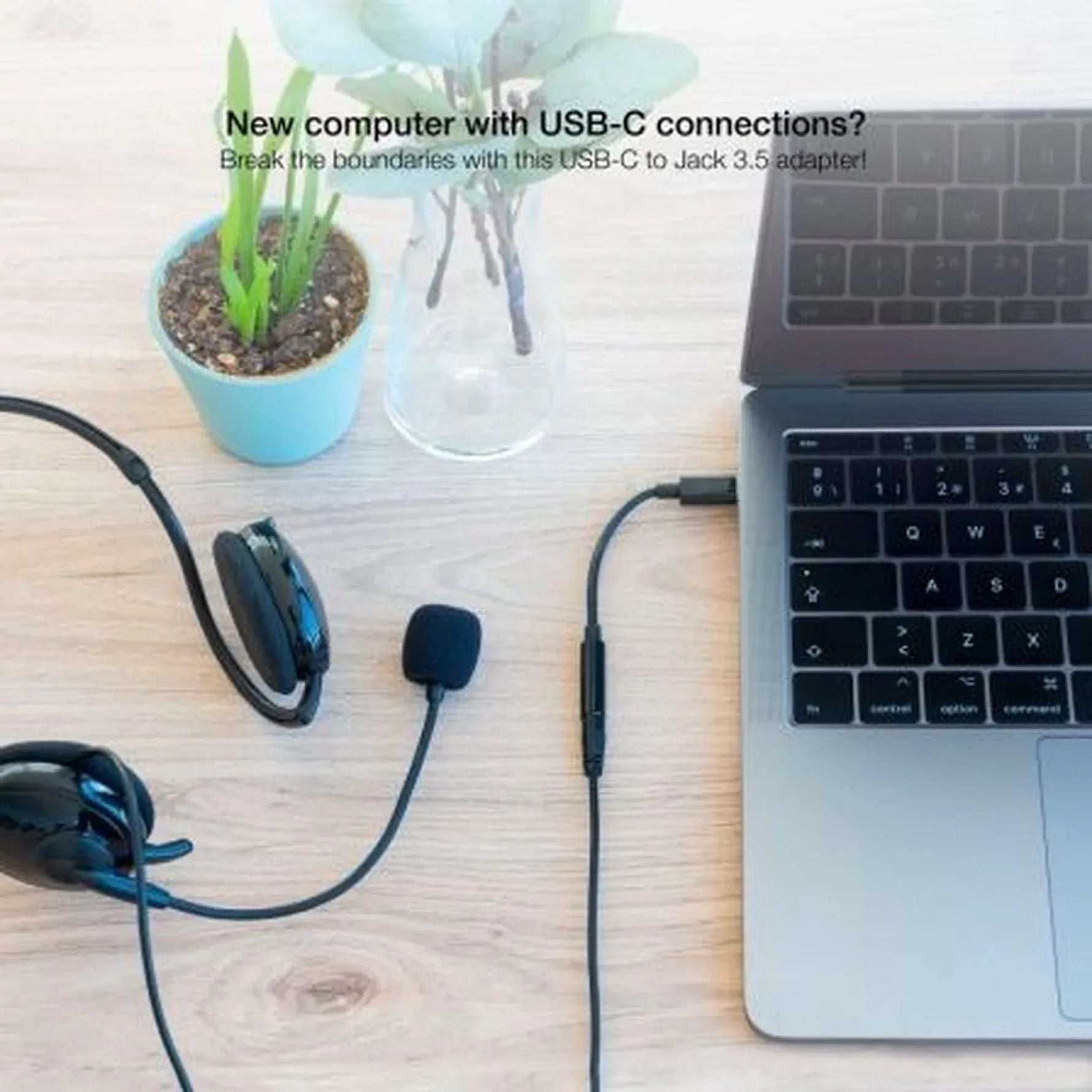Conversor USB Tipo-C Nanocable 10.24.1205/ USB Tipo-C Macho - Jack 3.5 Hembra - PixelPlaza