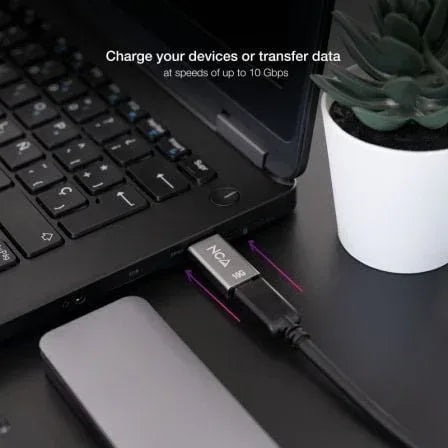 Adaptador USB 3.1 Nanocable 10.02.0013/ USB Macho - USB Tipo-C Hembra - PixelPlaza