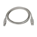 Cable USB 2.0 Impresora Nanocable 10.01.0103/ USB Tipo-B Macho - USB Macho/ 1.8m/ Beige - PixelPlaza