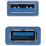 Cable Alargador USB 3.0 Nanocable 10.01.0902-BL/ USB Macho - USB Hembra/ 2m/ Azul - PixelPlaza