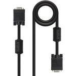 Cable SVGA Nanocable 10.15.0101/ VGA Macho - VGA Macho/ 1m/ Negro - PixelPlaza