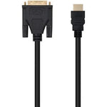 Cable HDMI Nanocable 10.15.0503/ DVI Macho - HDMI Macho/ 3m/ Negro - PixelPlaza