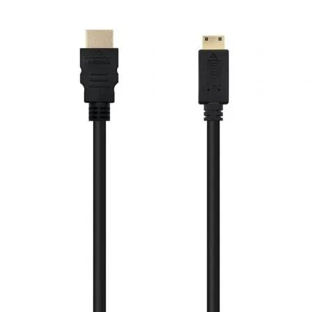 Cable HDMI Nanocable 10.15.0902/ HDMI Macho - Mini HDMI Macho/ 1.8m/ Negro - PixelPlaza