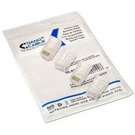 Conector RJ45 Nanocable 10.21.0101/ Cat.5e/ 10 uds - PixelPlaza