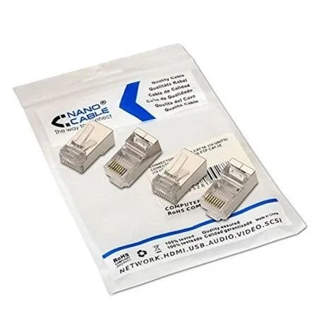 Conector RJ45 Nanocable 10.21.0103/ Cat.5e/ 10 uds - PixelPlaza