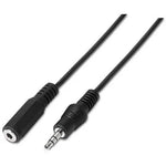 Cable Estéreo Nanocable 10.24.0201/ Jack 3.5 Macho - Jack 3.5 Hembra/ 1.5m - PixelPlaza