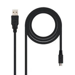 Cable USB 2.0 Nanocable 10.01.0500/ USB Macho - MicroUSB Macho/ 80cm/ Negro - PixelPlaza