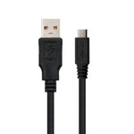 Cable USB 2.0 Nanocable 10.01.0500/ USB Macho - MicroUSB Macho/ 80cm/ Negro - PixelPlaza