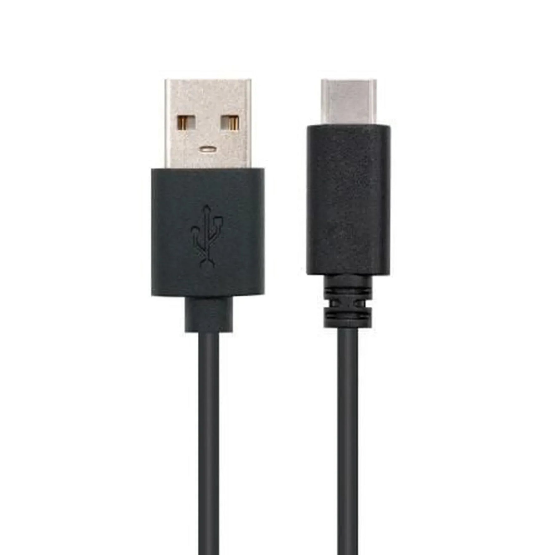Cable USB 2.0 Nanocable 10.01.2101/ USB Tipo-C Macho - USB Macho/ 480Mbps/ 1m/ Negro - PixelPlaza