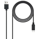 Cable USB 2.0 Nanocable 10.01.2103/ USB Macho - USB Tipo-C Macho/ 480Mbps/ 3m/ Negro - PixelPlaza