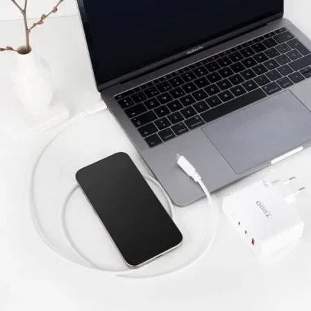 Cable USB 2.0 Tipo-C Nanocable 10.01.2301-W/ USB Tipo-C Macho - USB Tipo-C Macho/ 480Mbps/ 1m/ Blanco - PixelPlaza