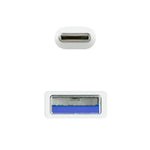 Cable USB 3.1 Tipo-C Nanocable 10.01.4001-W/ USB Tipo-C Macho - USB Macho/ 10Gbps/ 1m/ Blanco - PixelPlaza