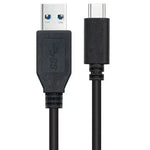 Cable USB 3.1 Tipo-C Nanocable 10.01.4002/ USB Tipo-C Macho - USB Macho/ 10Gbps/ 2m/ Negro - PixelPlaza