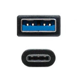 Cable USB 3.1 Tipo-C Nanocable 10.01.4002/ USB Tipo-C Macho - USB Macho/ 10Gbps/ 2m/ Negro - PixelPlaza