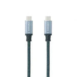 Cable USB 3.2 Tipo-C Nanocable 10.01.4103-COMB/ USB Tipo-C Macho - USB Tipo-C Macho/ Hasta 100W/ 20Gbps/ 3m/ Gris y Negro - PixelPlaza