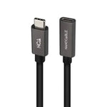 Cable Alargador USB 3.2 Nanocable 10.01.4401-L150/ USB Tipo-C Macho - USB Tipo-C Hembra/ 1.5m/ Negro - PixelPlaza