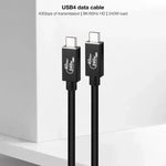 Cable USB 4.0 Nanocable 10.01.5001/ USB Tipo-C Macho - USB Tipo-C Macho/ Hasta 240W/ 40Gbps/ 1m/ Negro - PixelPlaza