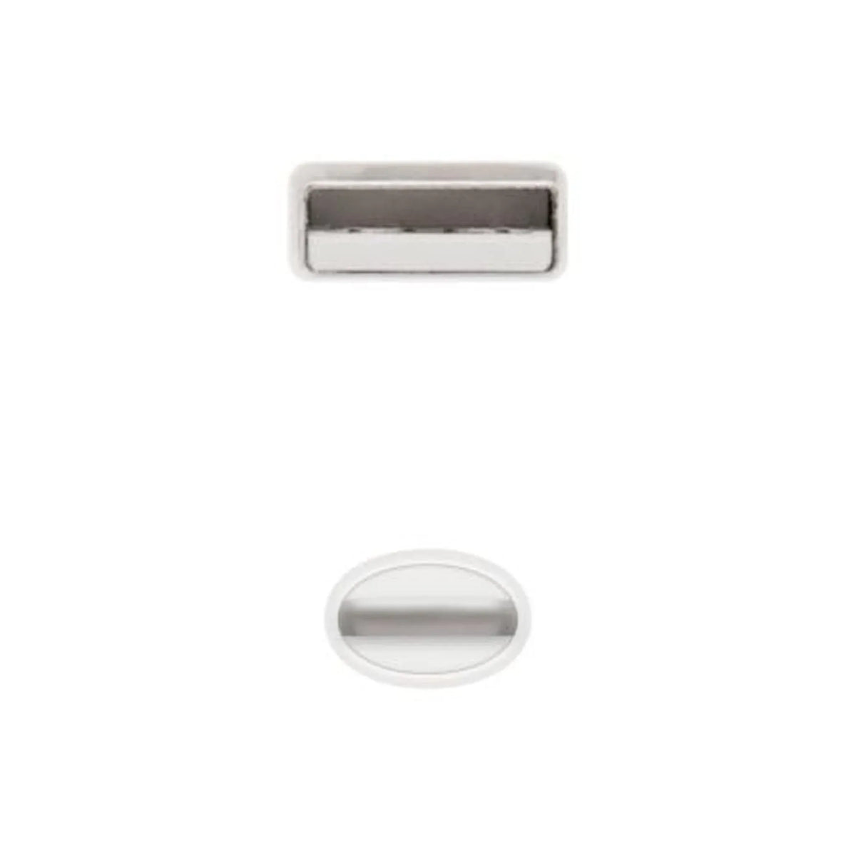 Cable USB 2.0 Lightning Nanocable 10.110.0401/ USB Macho - Lightning Macho/ 1m/ Blanco - PixelPlaza