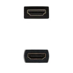 Cable Alargador HDMI Nanocable 10.15.1012/ HDMI Macho - HDMI Hembra/ 2m/ Negro - PixelPlaza