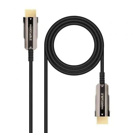 Cable HDMI 2.0 4K AOC Nanocable 10.15.2015/ HDMI Macho - HDMI Macho/ 15m/ Negro - PixelPlaza