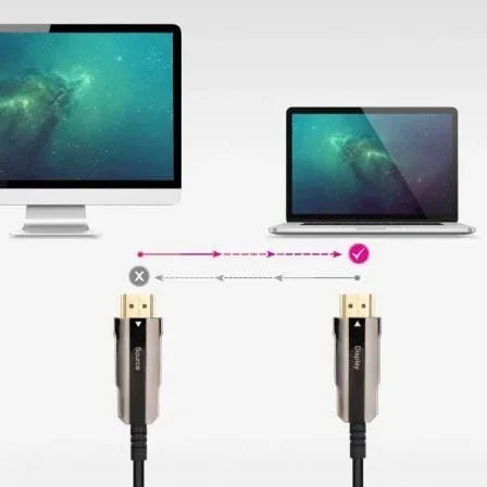 Cable HDMI 2.0 4K AOC Nanocable 10.15.2020/ HDMI Macho - HDMI Macho/ 20m/ Negro - PixelPlaza