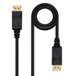 Cable DisplayPort 1.2 4K Nanocable 10.15.2301/ DisplayPort Macho - DisplayPort Macho/ 1m/ Negro - PixelPlaza