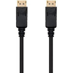 Cable DisplayPort 1.2 4K Nanocable 10.15.2301/ DisplayPort Macho - DisplayPort Macho/ 1m/ Negro - PixelPlaza