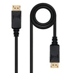 Cable DisplayPort 1.2 4K Nanocable 10.15.2302/ DisplayPort Macho - DisplayPort Macho/ 2m/ Negro - PixelPlaza