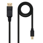 Cable Mini DisplayPort Nanocable 10.15.2402/ Mini DisplayPort Macho - DisplayPort Macho/ 2m/ Negro - PixelPlaza