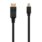 Cable Mini DisplayPort Nanocable 10.15.2402/ Mini DisplayPort Macho - DisplayPort Macho/ 2m/ Negro - PixelPlaza