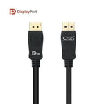 Cable Displayport Nanocable 10.15.2503/ Displayport Macho - Displayport Macho/ 3m/ Negro - PixelPlaza