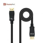 Cable Displayport Nanocable 10.15.2503/ Displayport Macho - Displayport Macho/ 3m/ Negro - PixelPlaza