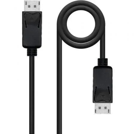 Cable DisplayPort Nanocable 10.15.2701/ DisplayPort Macho - DisplayPort Macho/ 1m/ Negro - PixelPlaza