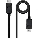 Cable DisplayPort Nanocable 10.15.2702/ DisplayPort Macho - DisplayPort Macho/ 2m/ Negro - PixelPlaza