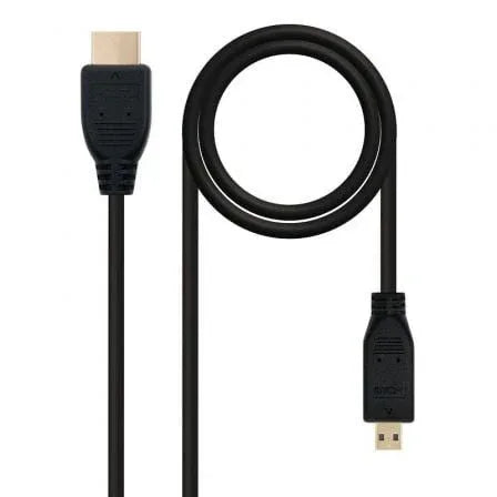 Cable Micro HDMI Nanocable 10.15.3502/ HDMI Macho - Micro HDMI Macho/ 1.8m/ Negro - PixelPlaza